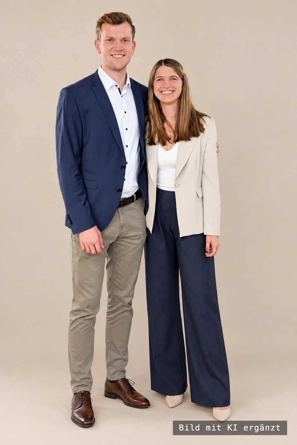 Carina und Luca im Businesslook
